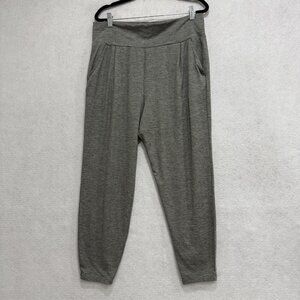 Vuori Jogger Pants Womens XL Gray High Rise Soft Tapered Lounge Athleisure